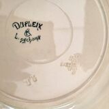 set of 2 Dupleix Longchamp ironware plates