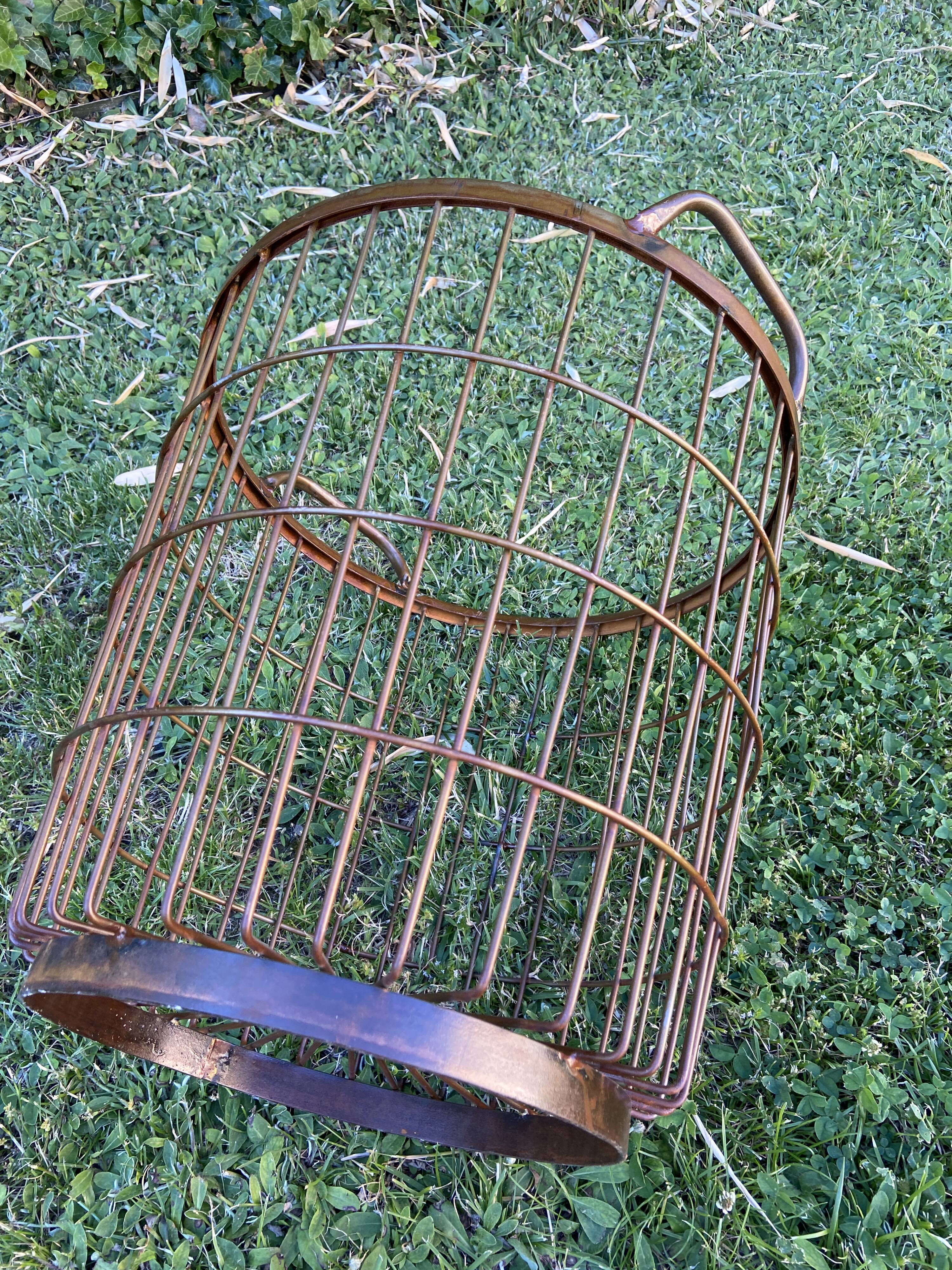 Panier pomme terre métallique