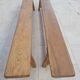 Paire de bancs de ferme 2m50
