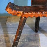 Brutalist tripod chairs 1960