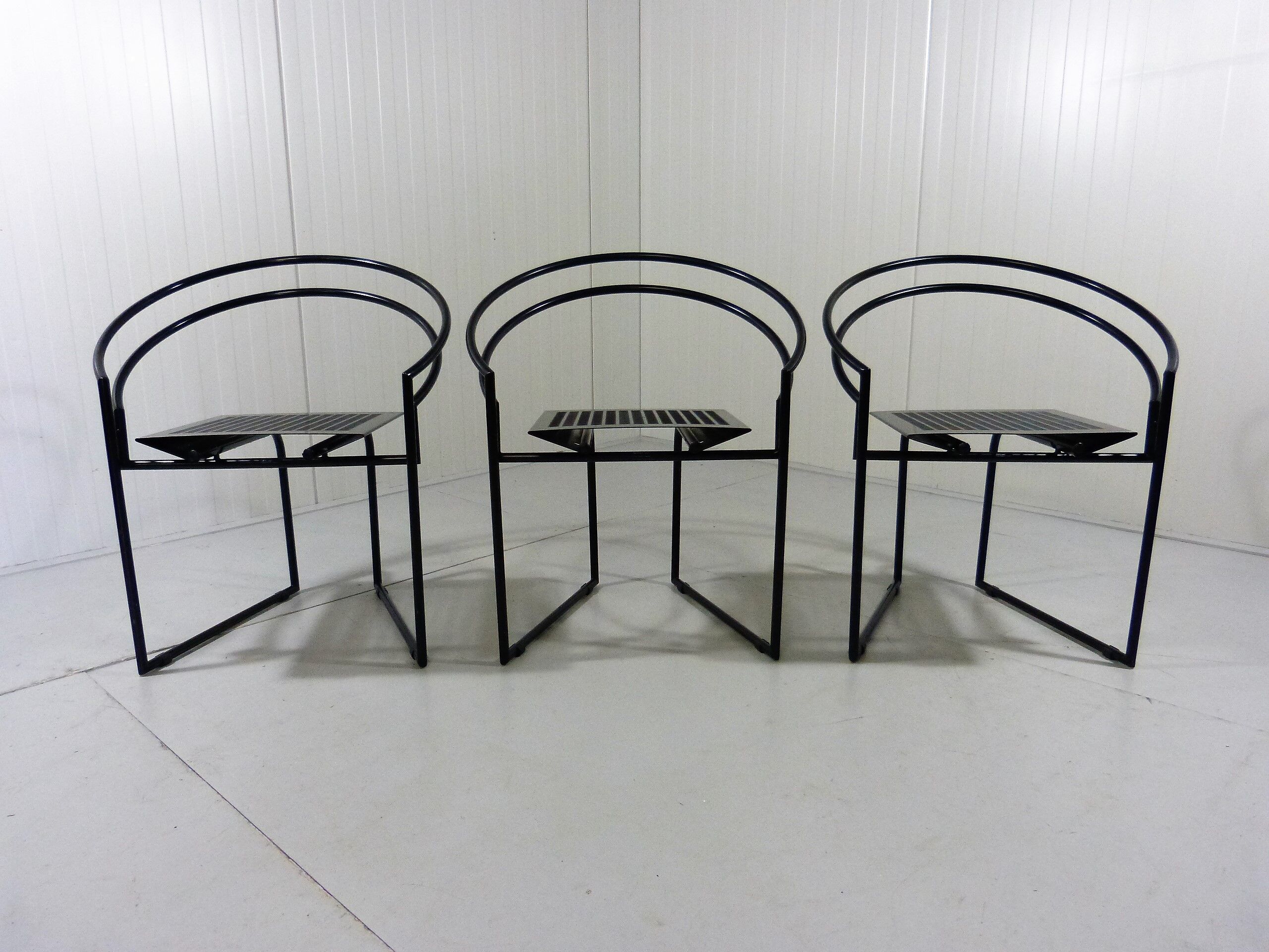 Set of 3 La Tonda chairs by Mario Botta for Alias, Italy 1987