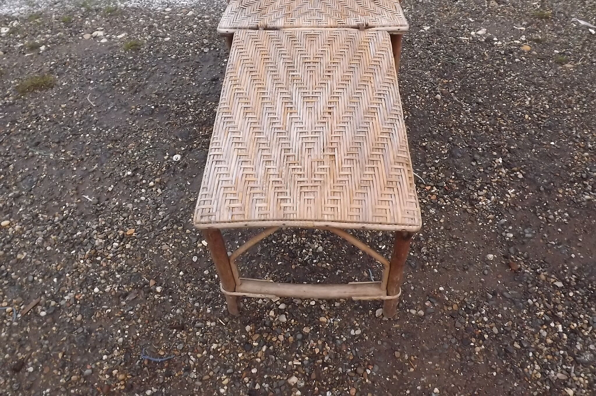 Chair Lounger Wicker of the 1960s