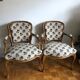 Paire de fauteuils Louis XV
