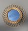 Vintage rattan mirror