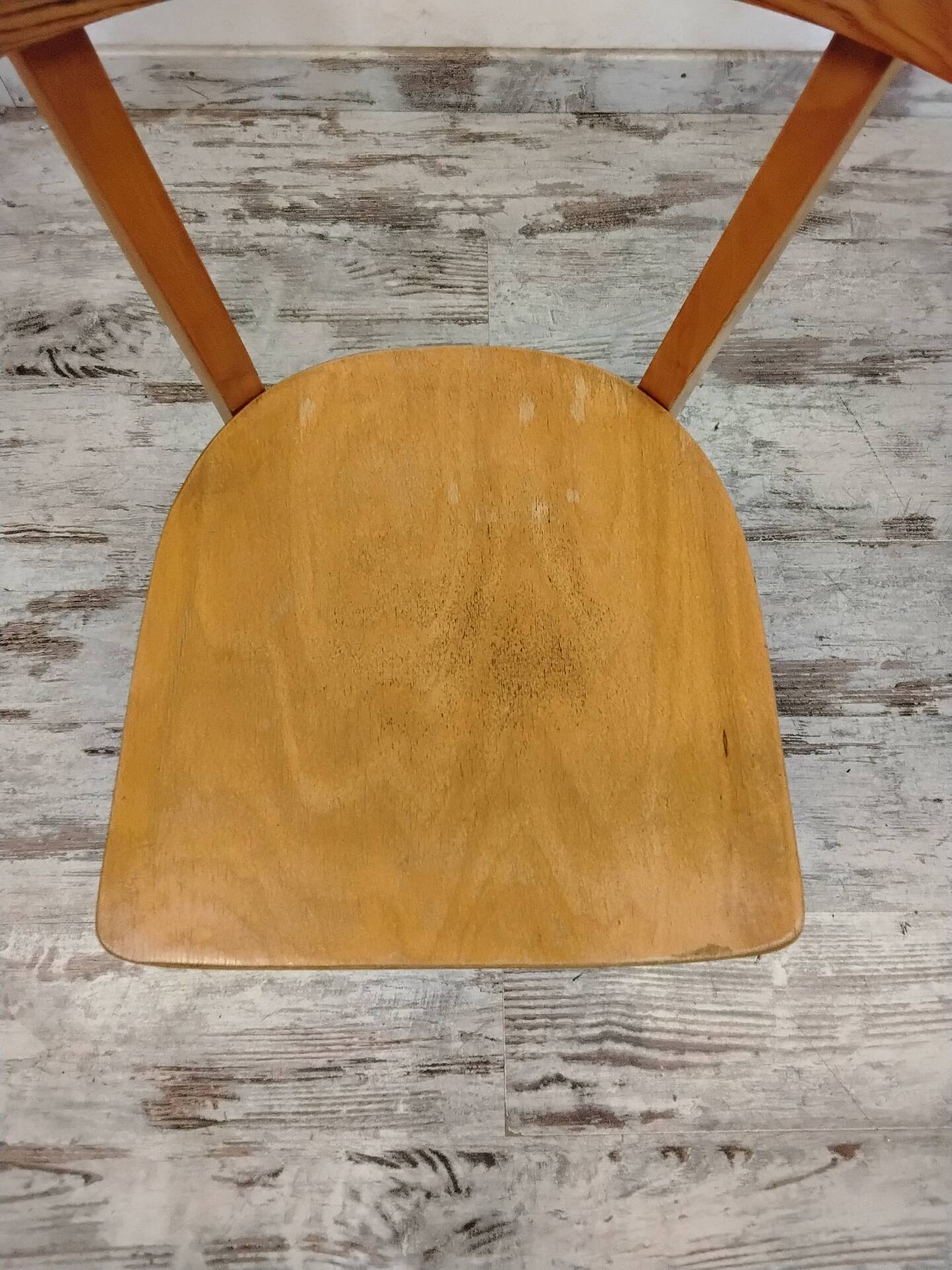 Set of 5 mismatched chairs in Baumann style
