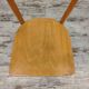 Set of 5 mismatched chairs in Baumann style