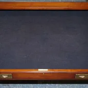 Very Large Coffee Table with Marquetry Glass Panels by Kennedy Harrods