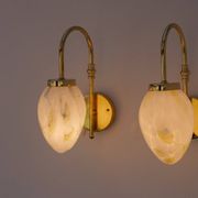 Vintage Scandinavian wall lights, 1980s, set of 2