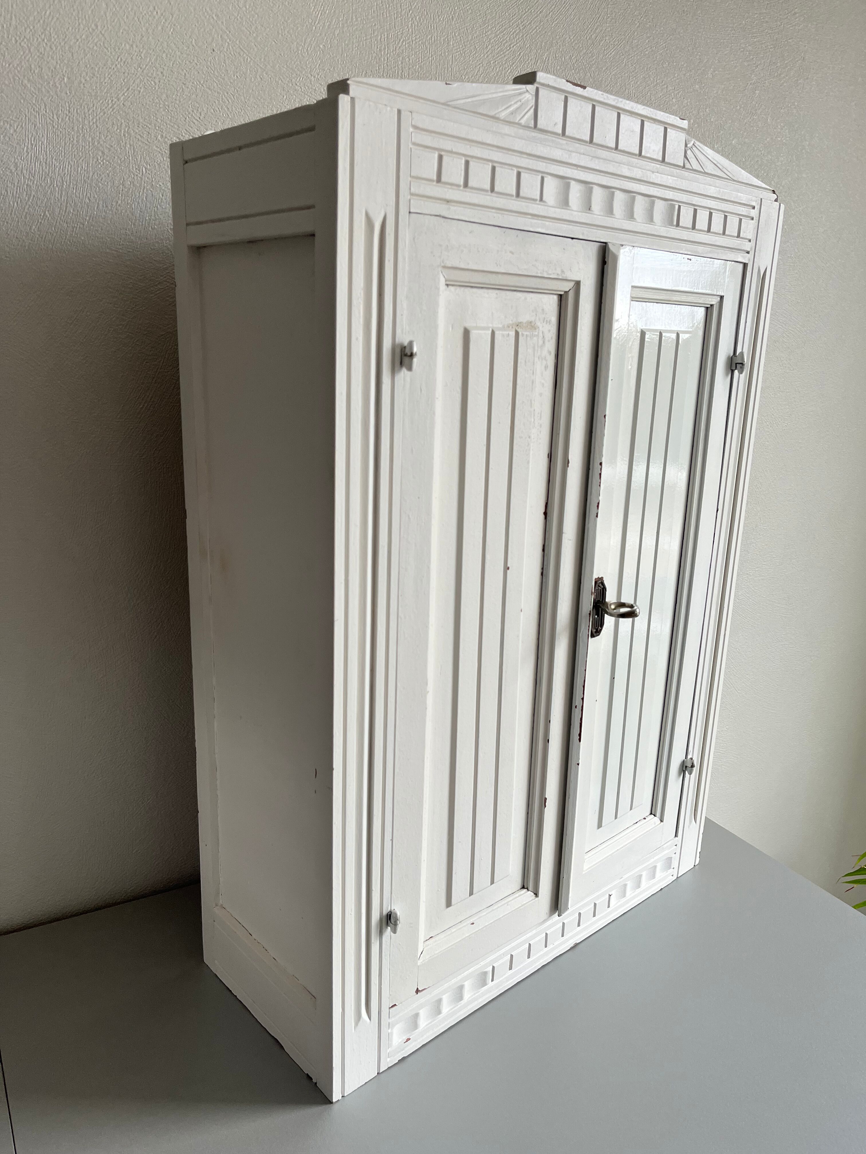 Toilet cabinet art deco pharmacy