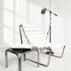 Hanging chair in Michel Boyer style, circa 1980.