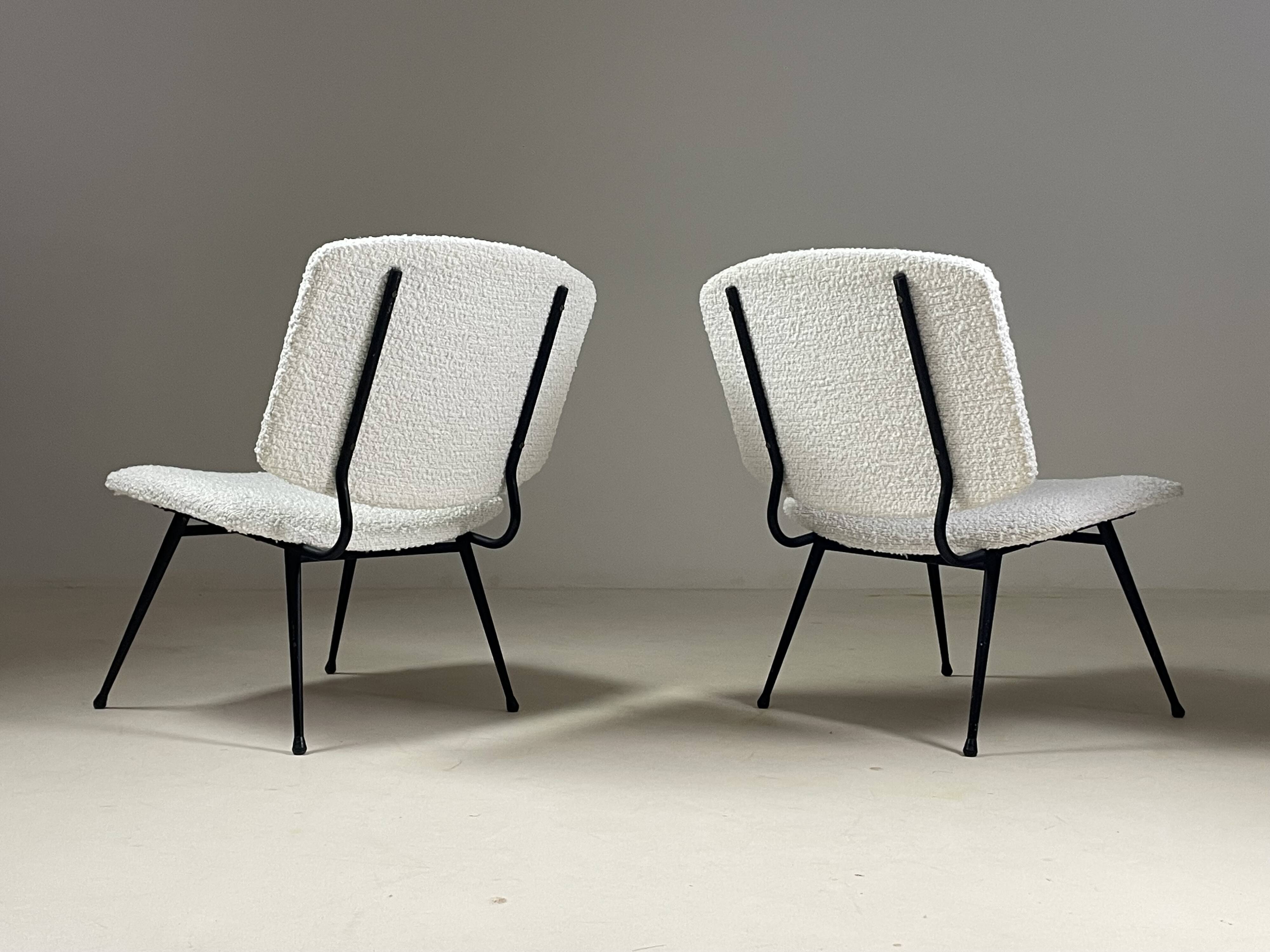 Pair of 1950s armchairs, France