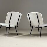 Pair of 1950s armchairs, France
