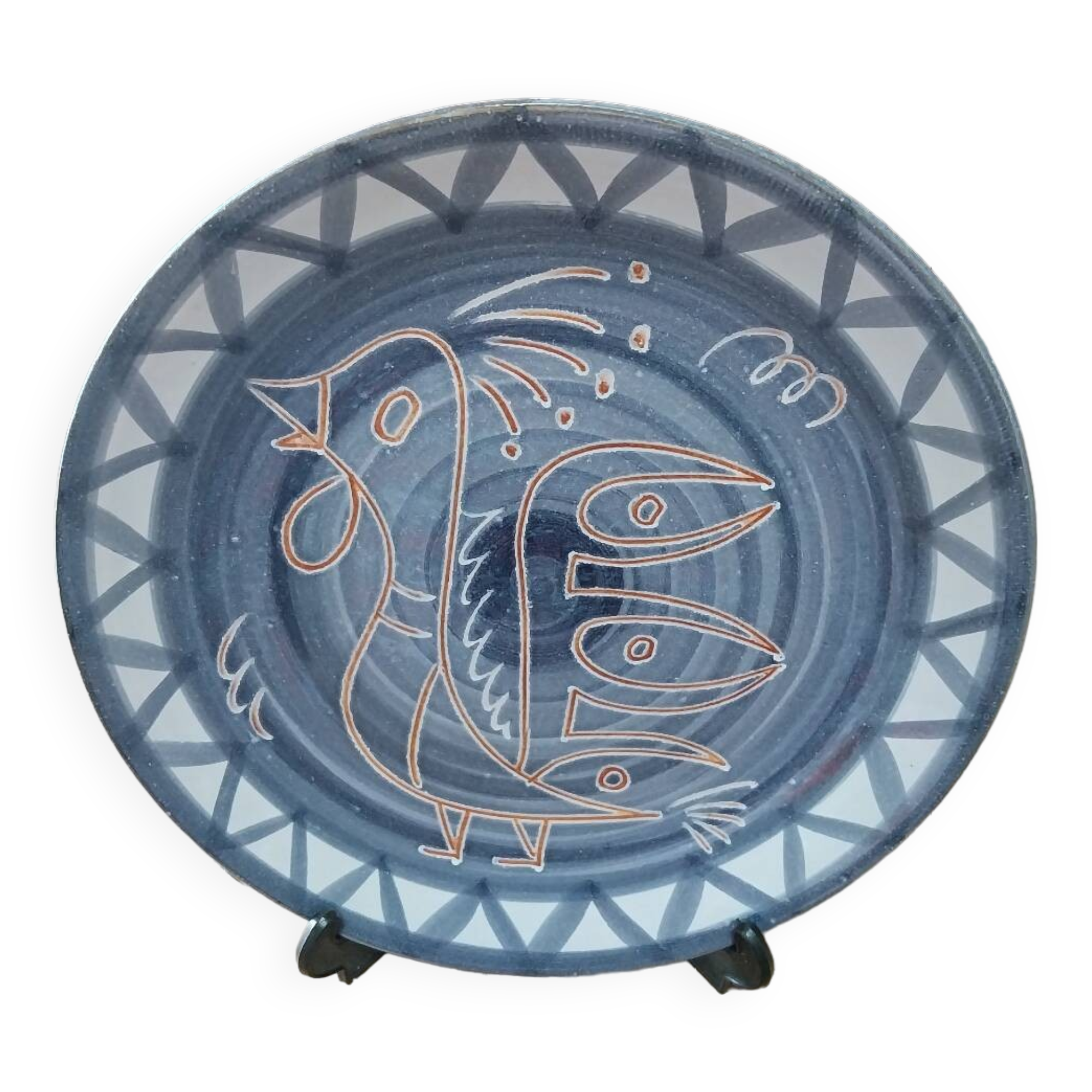 Rooster plate Margot Plançon