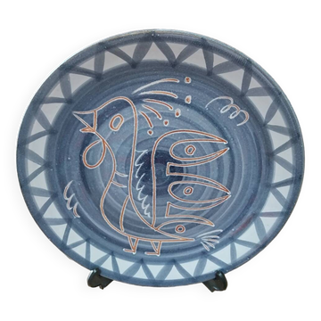 Rooster plate Margot Plançon