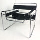 Pair of "vassily" model armchairs Marcel Breuer 1980