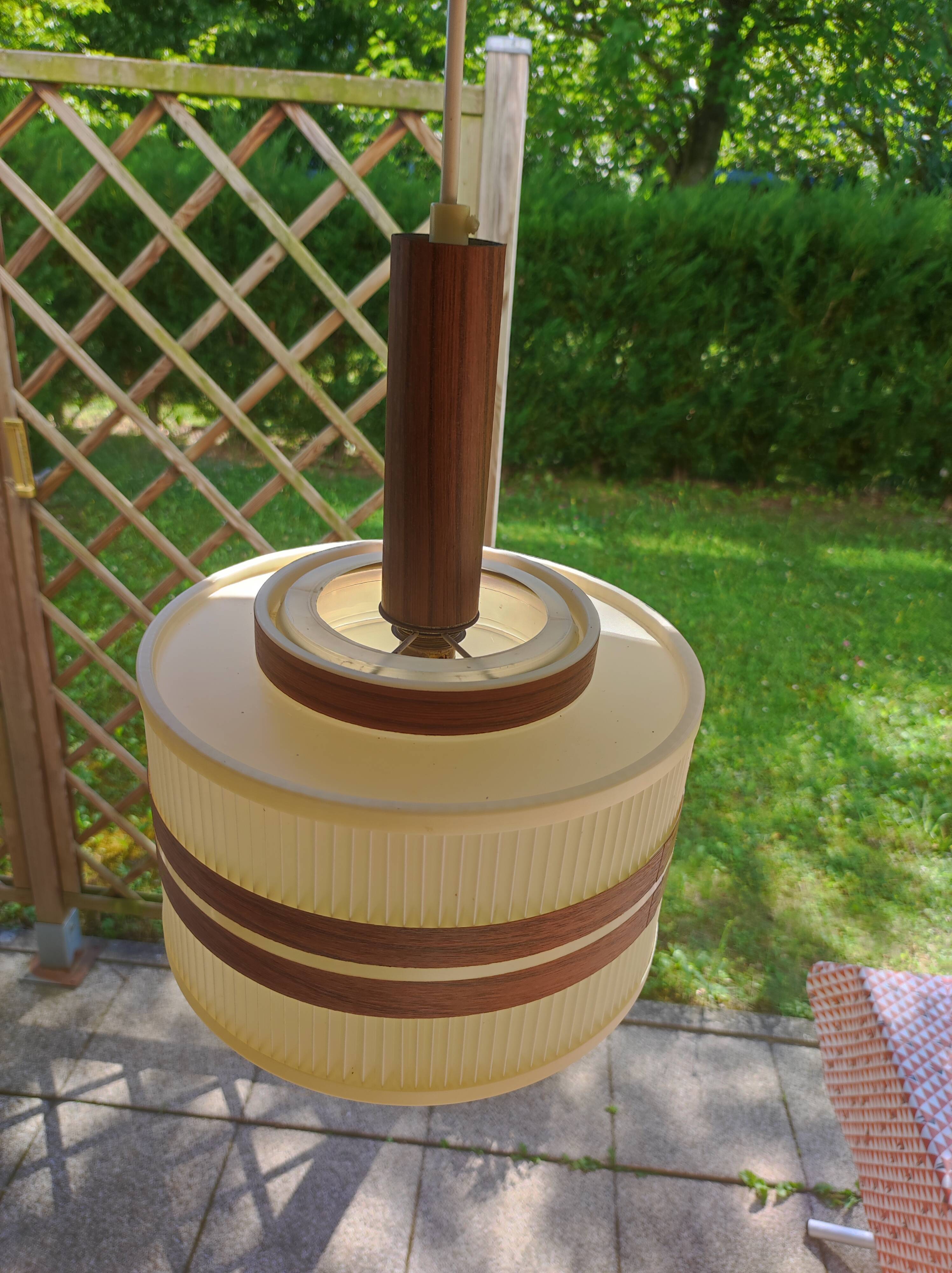 Hanging lamp from 1964 French Scandinavian style