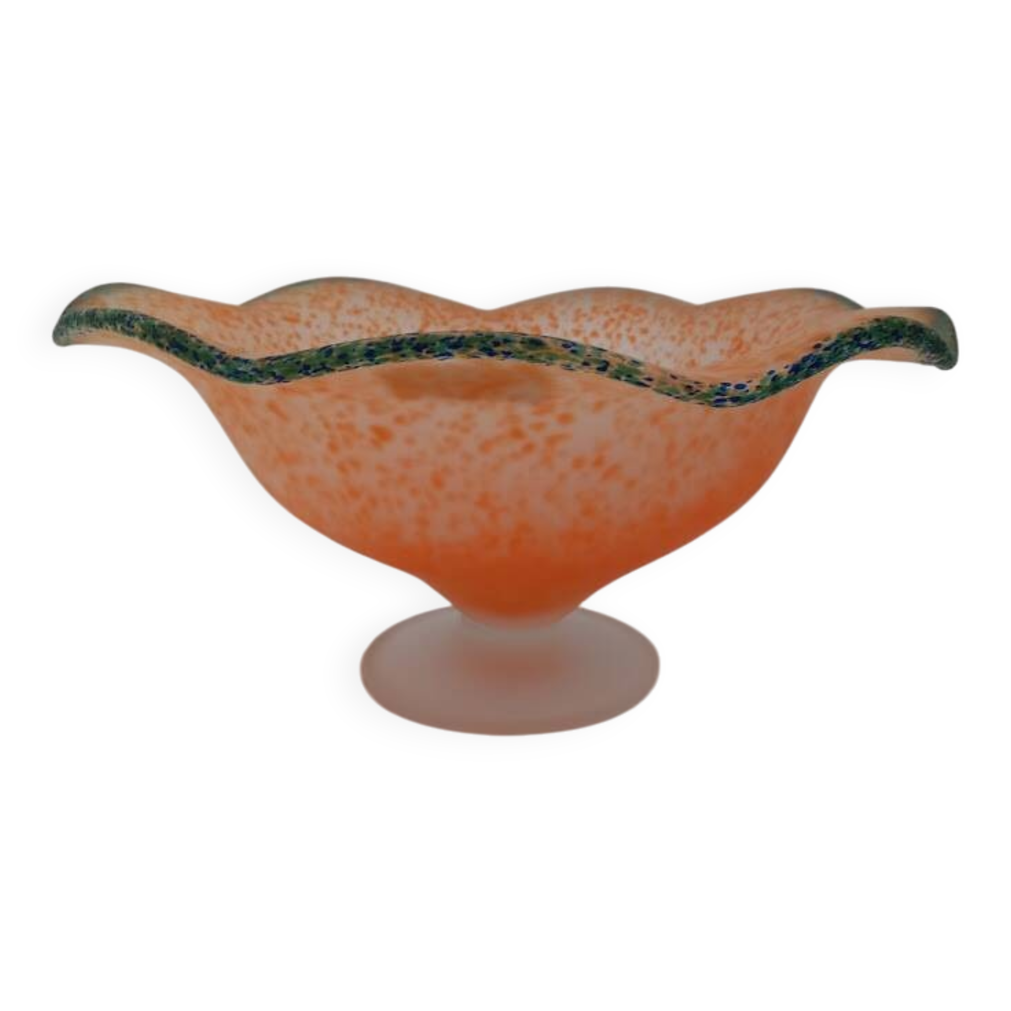 Handcrafted glass cup