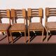 set of 4 chairs, vintage design