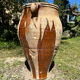 19th-century terracotta pottery jar