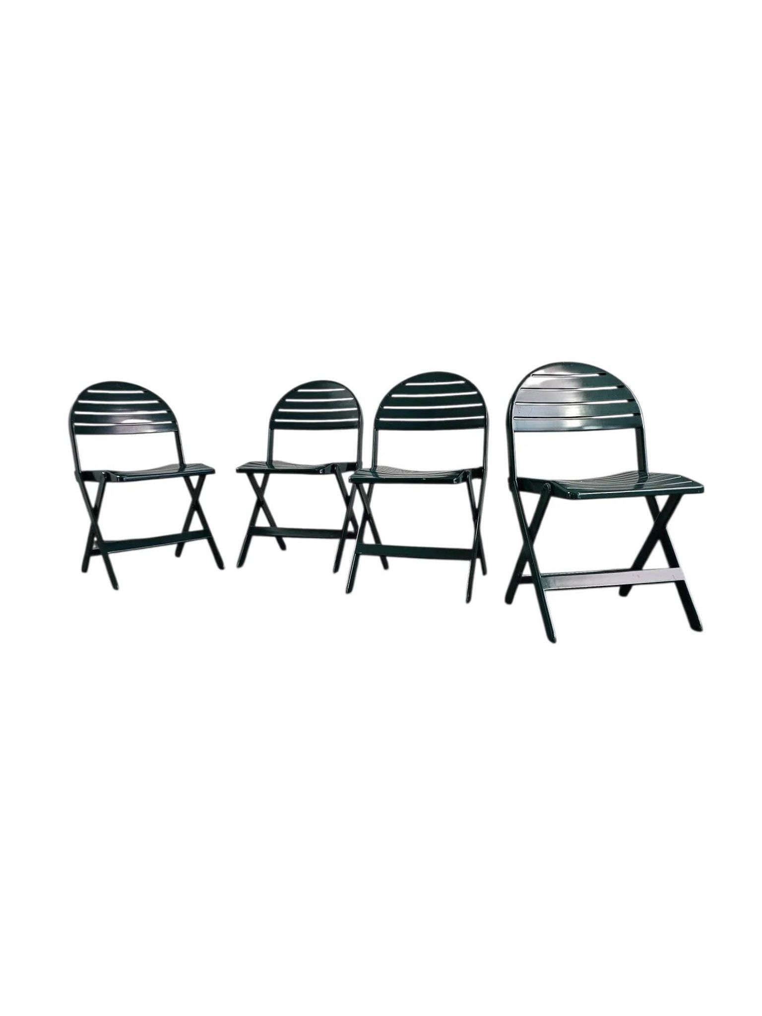 4 x Niels Gammelgaard / Ikea vintage / folding chair / 1993