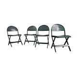 4 x Niels Gammelgaard / Ikea vintage / folding chair / 1993