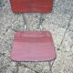 Red-brown marbled formica chair