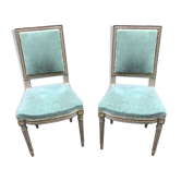 Paire de chaises style Louis XVI