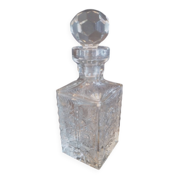 Whisky carafe in crystal weighing 2.3 kg