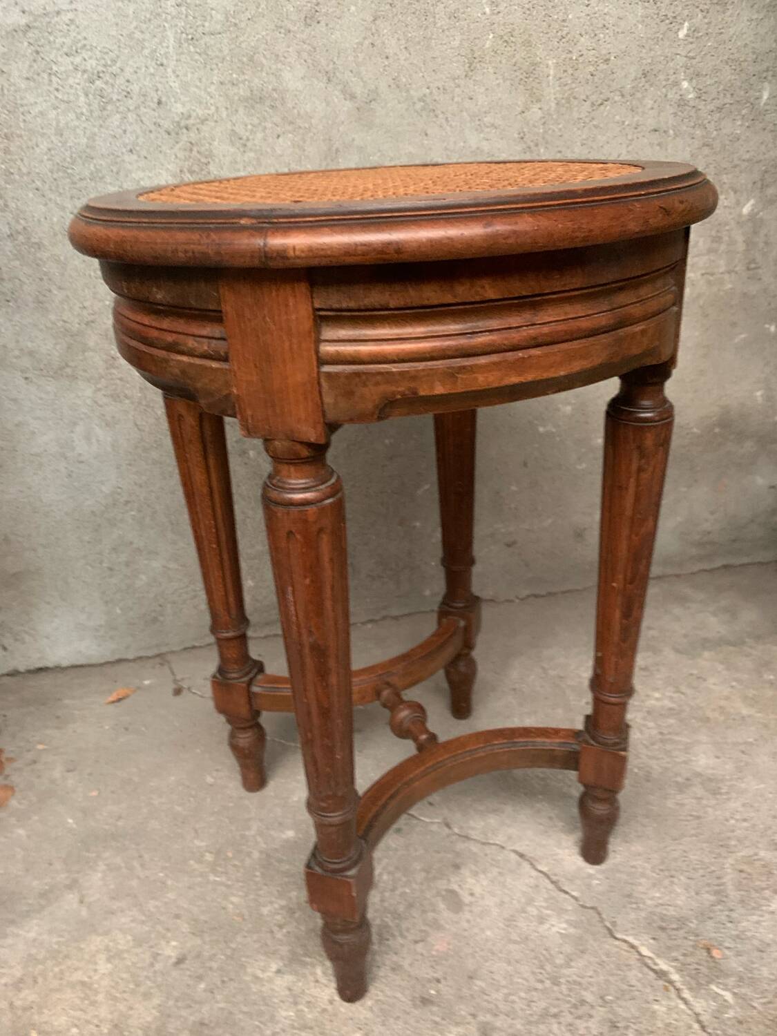 Louis XVI style piano stool