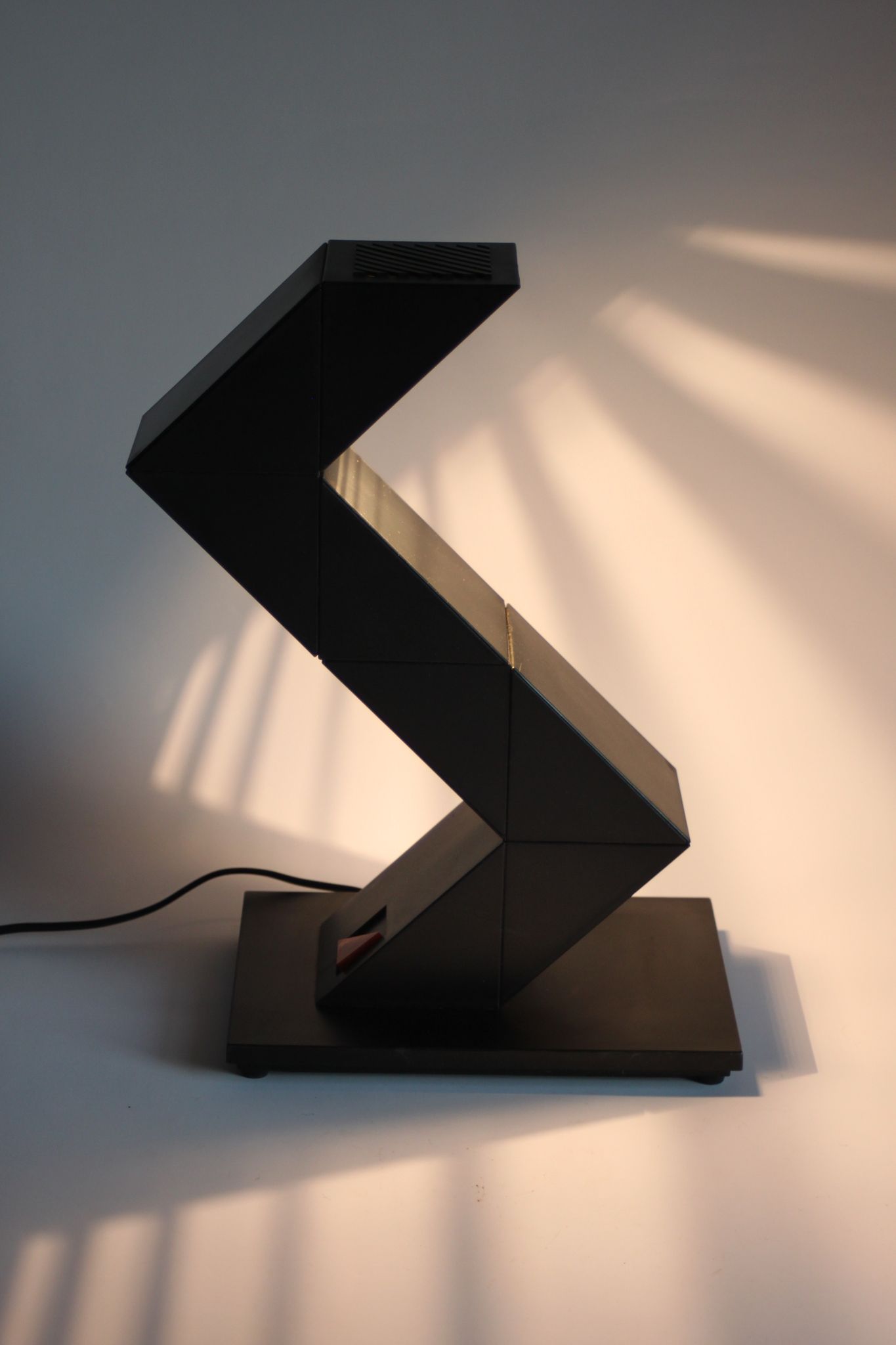 Zig Zag desk lamp by Shui Shan for Elite Lighting, 1980s