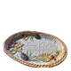 Serving dish Barbotine