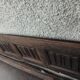 Gothic oak chest bench