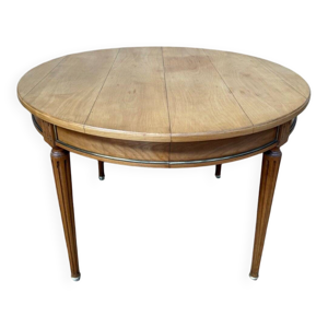 Table ronde extensible - louis xvi merisier