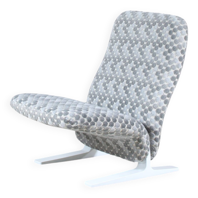 Chaise à dossier bas « Concorde » des années 1970 par Pierre Paulin pour Artifort, Pays-Bas