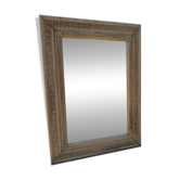 Miroir bois et stuc doré XIXe siècle