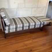 Banquette lit ancienne convertible
