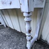 Console table in patinated fruitwood, 19th century