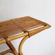 1950's Rattan Flower Stand
