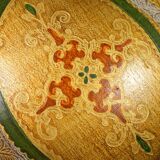 Venetian/Florentin tray in vintage painted wood