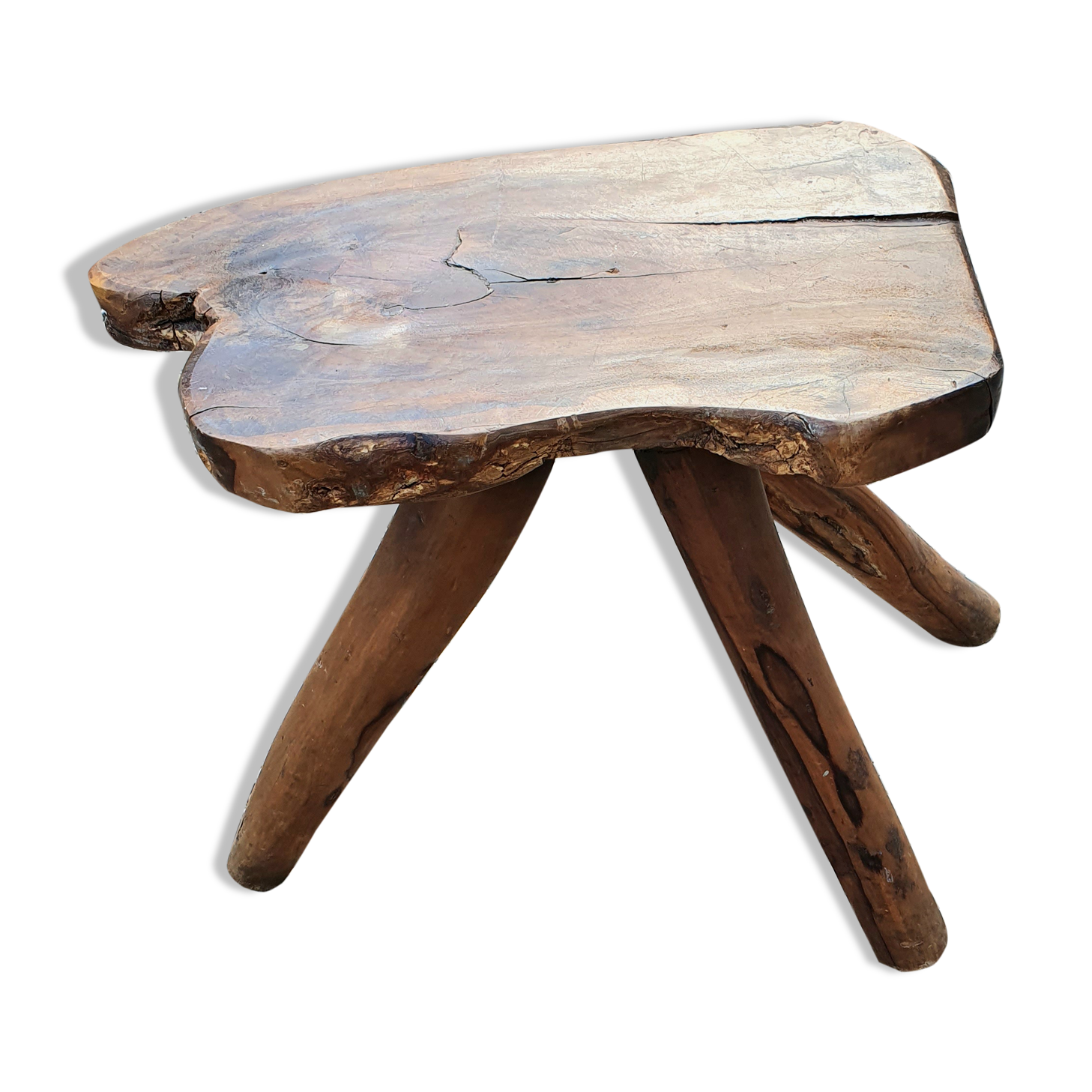 Brutalist tripod stool