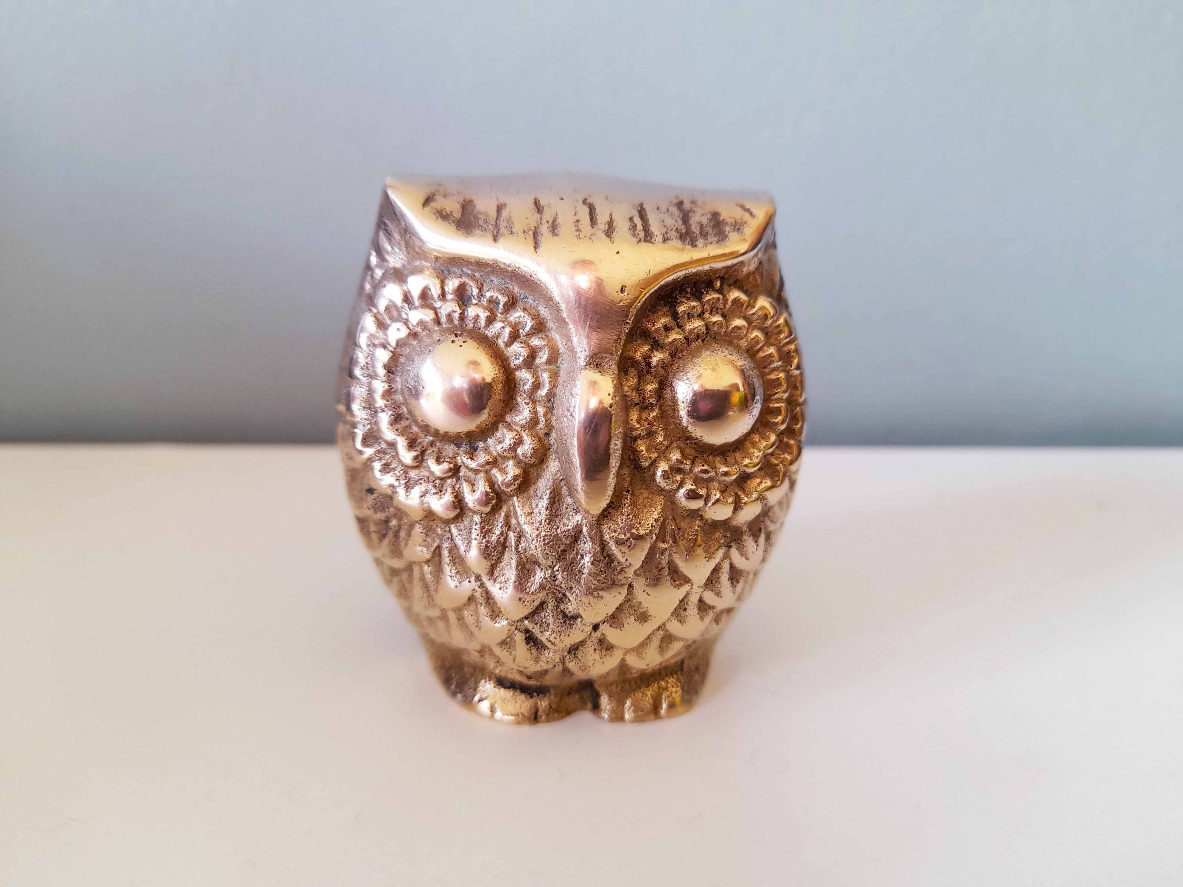 Brass owl