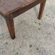 Farm coffee table in oak and fir spindle feet
