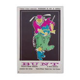 Affiche polonaise Bunt  Rébellion 1968