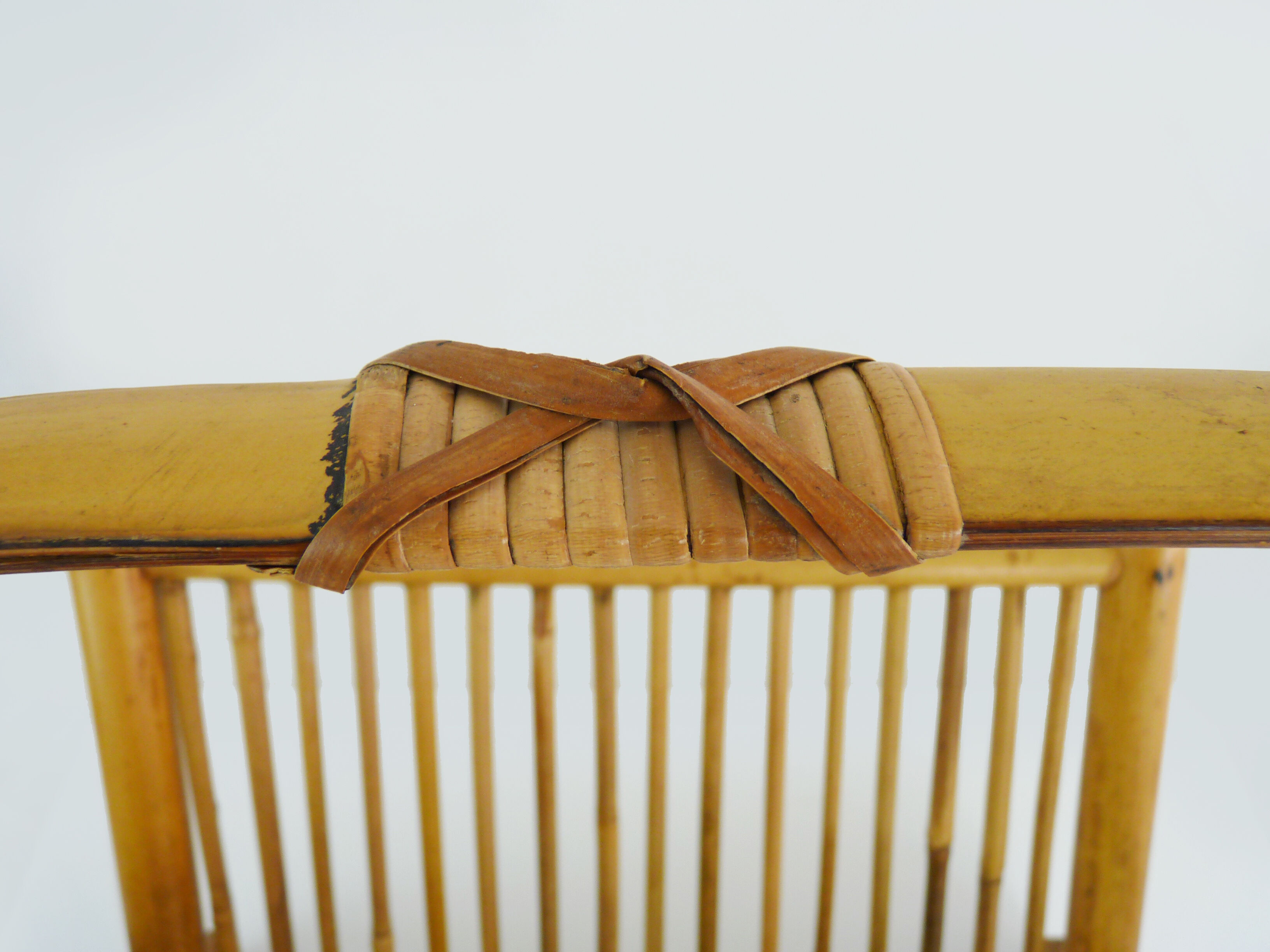 Foldable bamboo vintage magazine door, vintage magazine range. Year 70