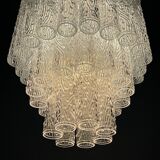 Lustre Tronchi en verre Murano attribué à Toni Zuccheri pour Venini, Italie, années 1960