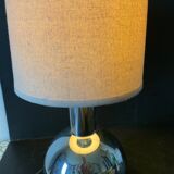 Vintage chrome lamp foot