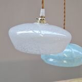 Clichy glass triptych suspension
