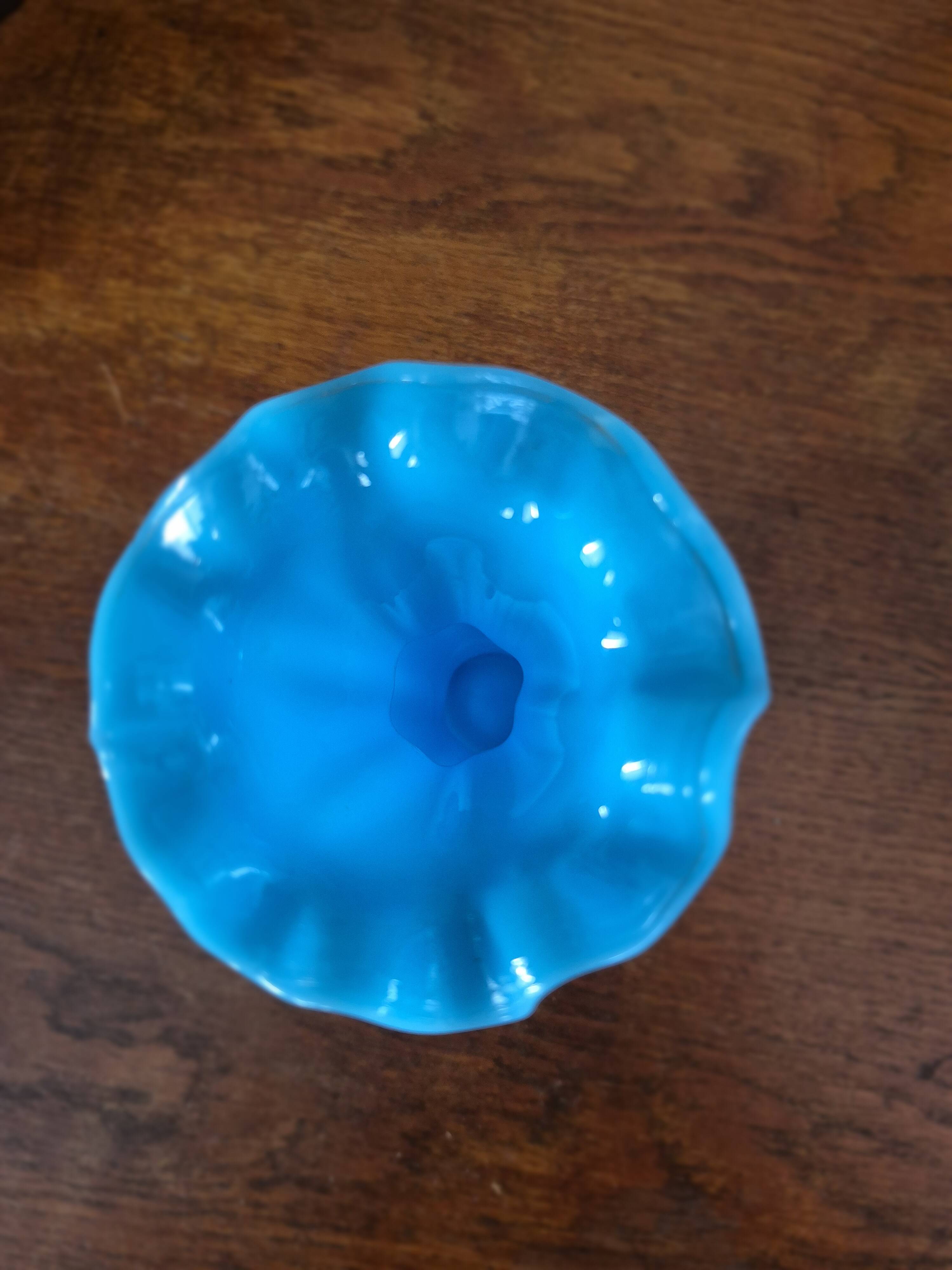 Opaline vase from the Portieux fair 1900-50