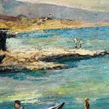 Huile sur toile XIX ème