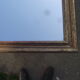 Golden mirror from the 50s/60s 40x70cm